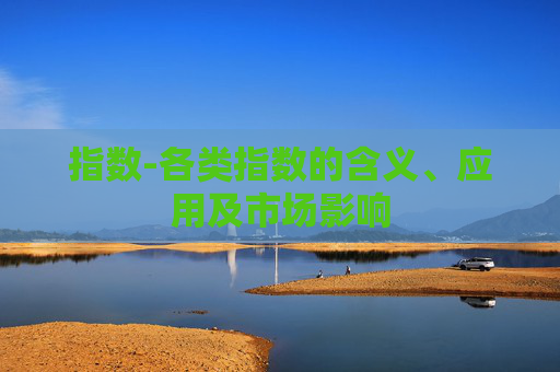 指数-各类指数的含义、应用及市场影响
