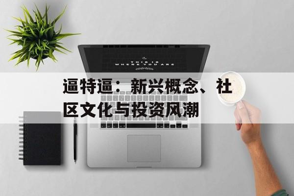 逼特逼:新兴概念、社区文化与投资风潮